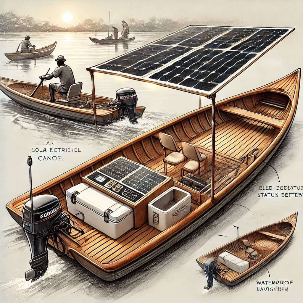Solar canoe technology