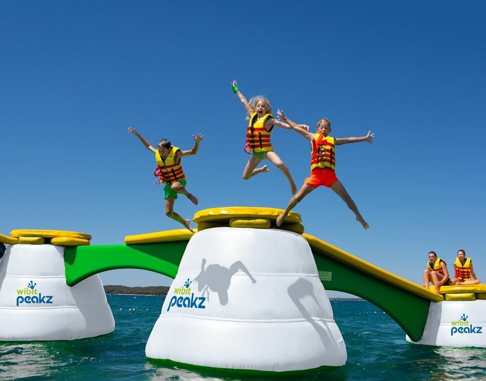 Wibit water park installation